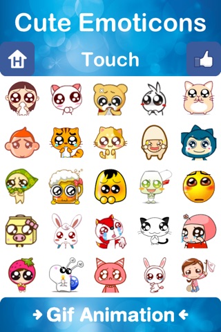 Cute Emoticons for WhatsApp, LINE, Messages, WeChat & Kik Messenger - Animation Emojis screenshot 2