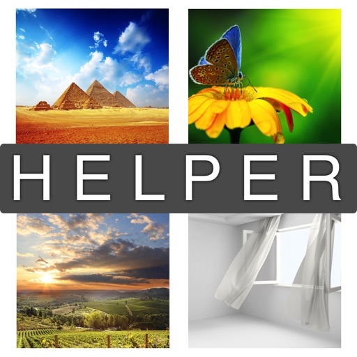 Helper for 4 Pics 1 Word!