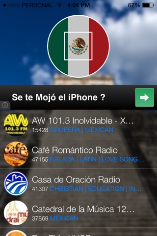 Mexico Radio - Escucha las mejores radios Mexicanas (México) screenshot 3