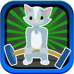 Kitty Weight Lifting Mania - Cat Body Building Racing Challenge Free