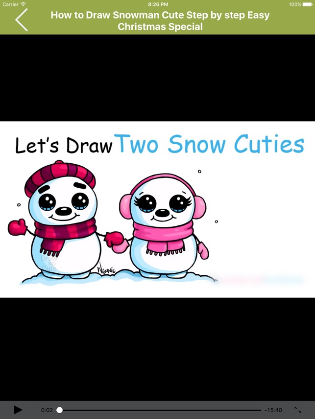 How to Draw Christmas Characters Cute for iPad(圖1)-速報App