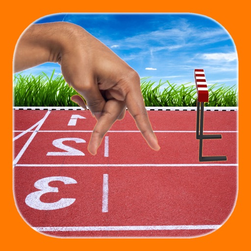 Finger hurdle run FREE Icon