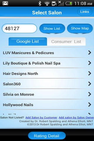 Safe Salon Rating screenshot 2