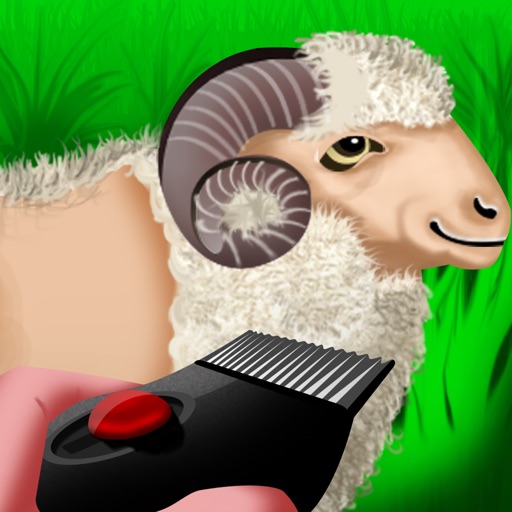 Wooly Sheep Shave : The Shepherd Shaving Lamb Day for Wool Harvest - Pro icon