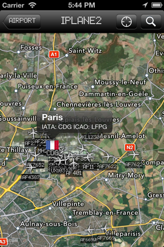 Paris-Orly Airport - iPlane2 Flight Information screenshot 3