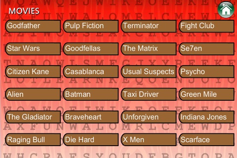 Word Search ShowTime (TV, Movie, Animation) screenshot 4