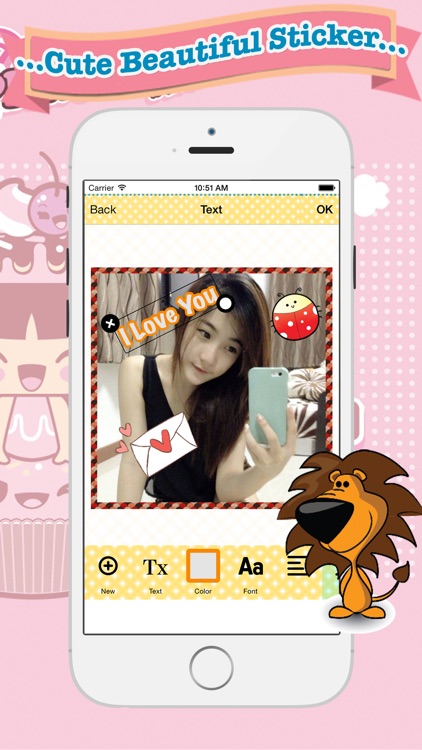 Cute Beautiful Sticker - photo editor, filters, effects, camera plus frames for your screenshot-3