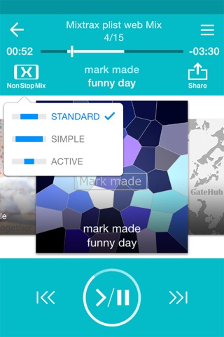 MIXTRAX App screenshot 2