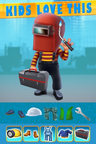 Builder Boy - Dressing Up Game screenshot 3
