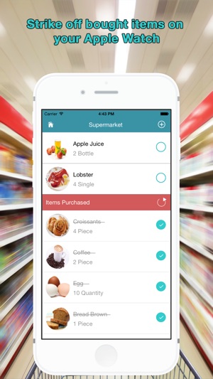 WatchList - The Grocery Shopping List on the Watch(圖2)-速報App