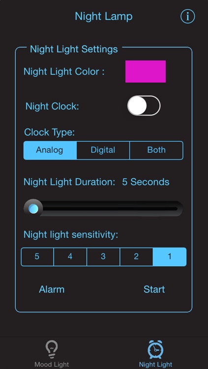 Night Light Ultimate - Mood Light with Music, NightLight with sound sensor, Time Display & Alarm Clock