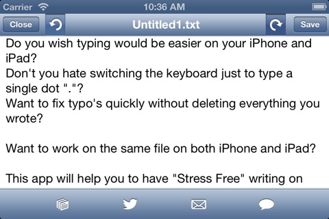 Social writer: Fast keyboard to write plain text drafts screenshot 4