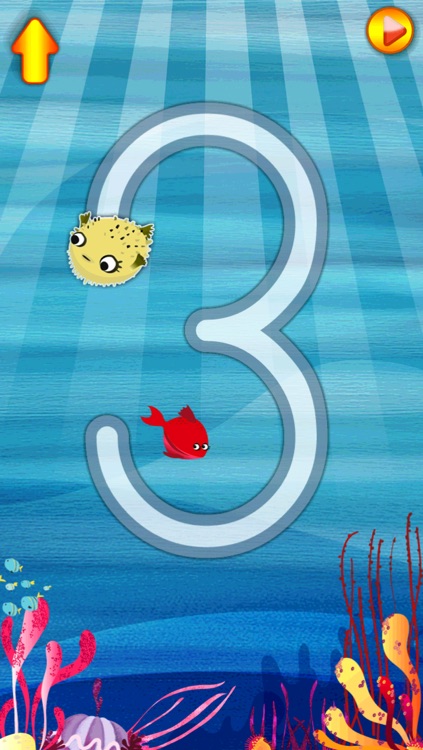 Sea Numbers Free - Kids learn by tracing numbers