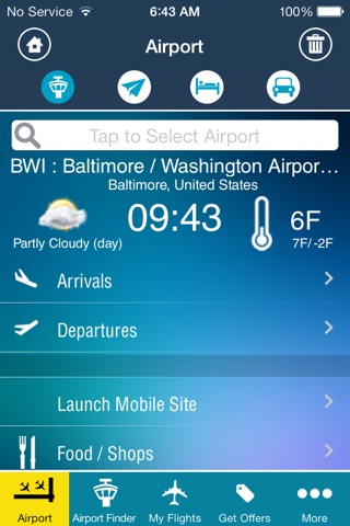 Baltimore Washington Airport BWI - Flight Tracker screenshot 2