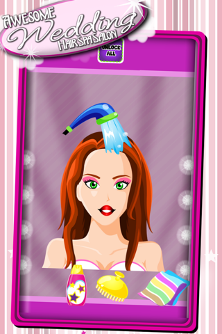 Awesome Wedding Hair Spa Salon - Dress up game for girls free screenshot 3