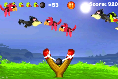 Angry Flappy Slingshot Bird Prey Safari: Pull Sling to Shoot Eagle,Robin,Parrot,Turkey, Owl & Toucan Flyer screenshot 4