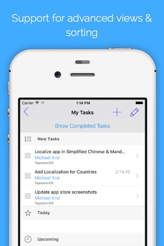 Tappsana for Asana - Offline Team Collaboration screenshot 4