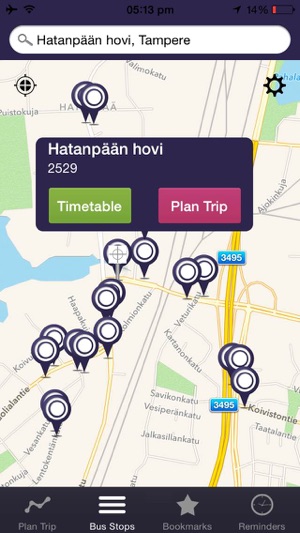 Ontimely-Tampere, joukkoliikenne Repa Reittiopas, Tampere ai(圖3)-速報App