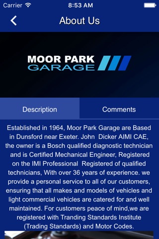 Moor Park Garage screenshot 3