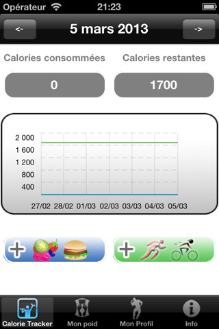 compteur de calories : gestion de votre poids et régime screenshot 3