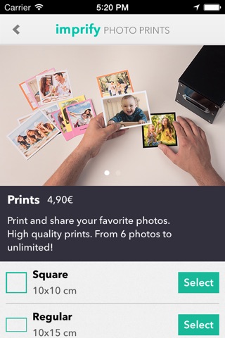 imprify - photo books, prints and gifts screenshot 4