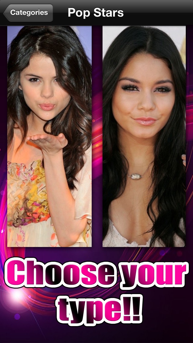 Crush Picker - Choose Your Crush Game Celebrity Star Clicker Cinema Tap screenshot