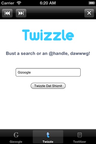 Gizoogle App screenshot 3