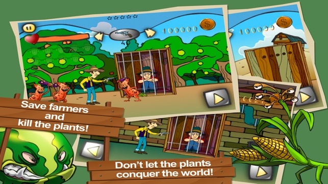 Farm Wars Wild West - Tap Attack Evil Plants & Shoot War for(圖1)-速報App