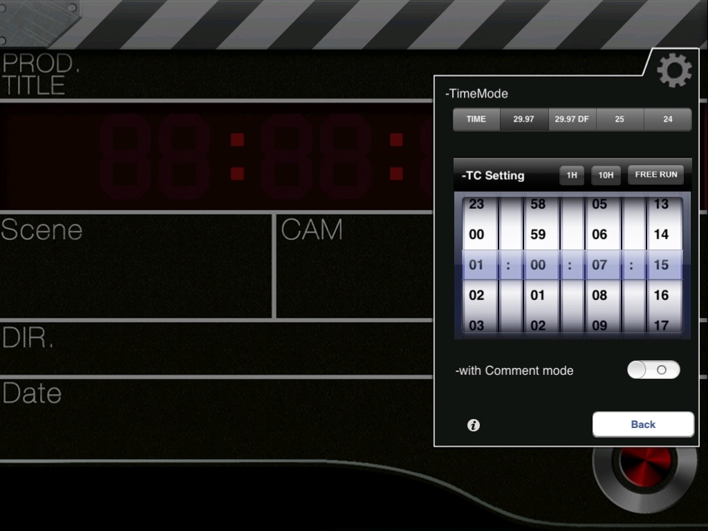 ClapperPod HD - Professional ClapperBoard screenshot 2