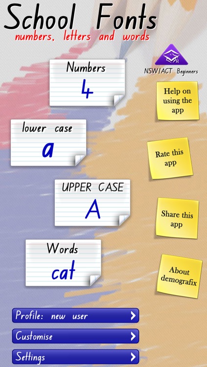 School Fonts - Learn to write (AU/NZ) Free screenshot-0
