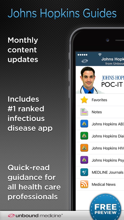 Johns Hopkins ABX, HIV, Diabetes, and Psychiatry Guides