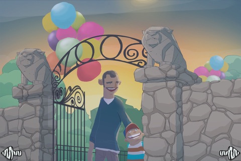A night at the zoo - interactive book for children screenshot 3