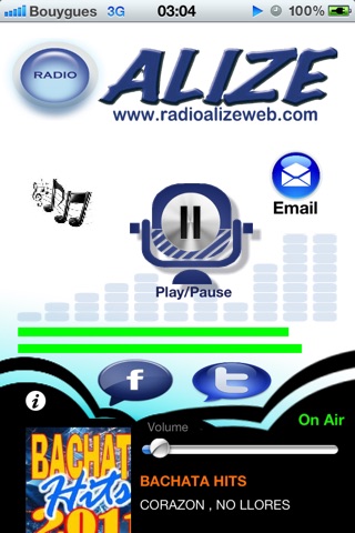 RADIO ALIZE WEB screenshot 2