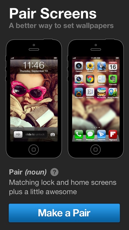 Pair Screens - Create Matching Wallpapers by SKYCATCHFIRE