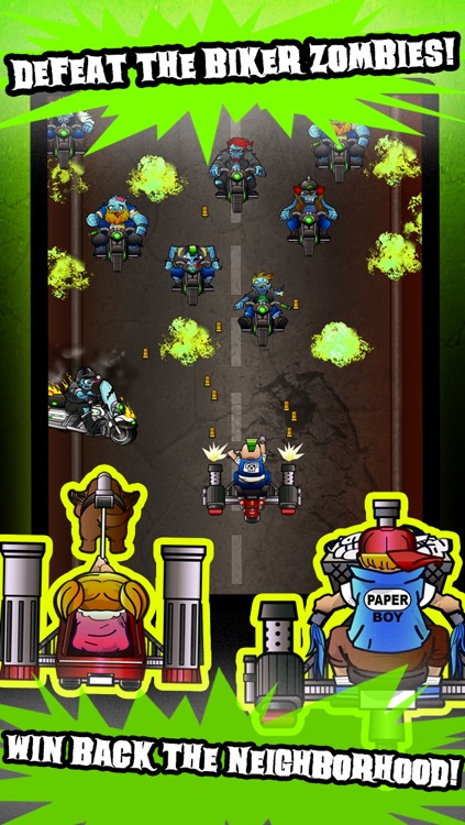 A Biker Zombie Motorcycle Battle Royal