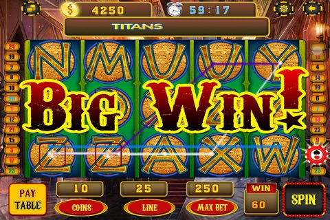 Slots King of the Titan's Casino Pro Lucky Las Vegas Way Bonanza screenshot 2