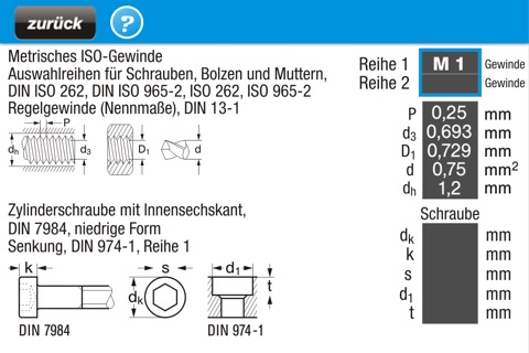 WEBER Schraubenwähler screenshot 2