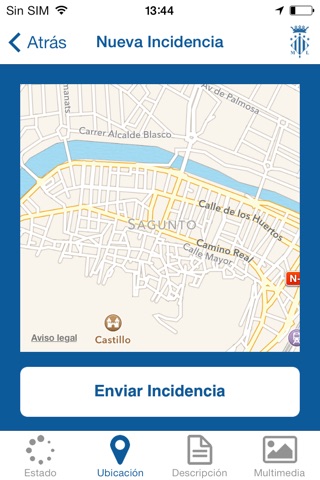 Notificación de Incidencias Ciudadanas - Ayuntamiento de Sagunto screenshot 3