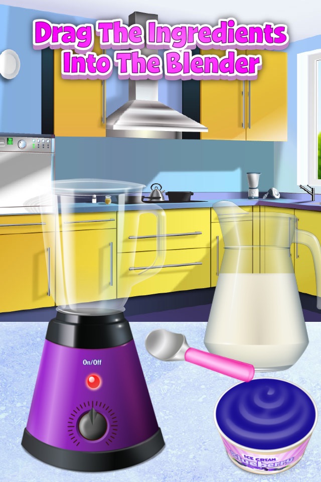 Milkshake Maker - Kids Frozen Cooking Games screenshot 3