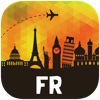 France offline map & guide Hotel, weather, trips: Paris,Caen,Lyon,Strasbourg