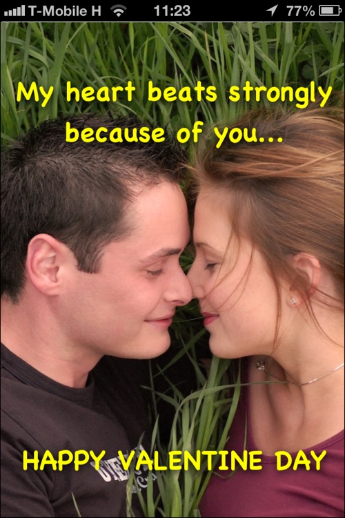 Valentine Day 2013 Love Card Maker - Wish happy valentine to him or her with cute & loving message and romantic quotes in ecard