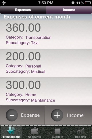 Pudget: Expense & Income Management screenshot 2