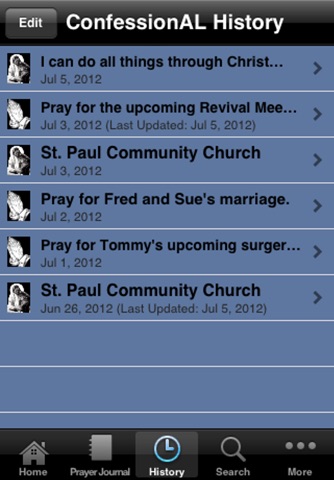 Confession Activity Log Lite – Confession Journal, Global Prayer Requests, Prayer Journal and Historical Repository screenshot 4