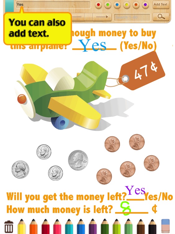 Kids Math-Money Worksheets