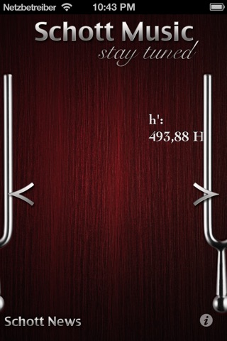 Tuning Fork Schott Music screenshot 2