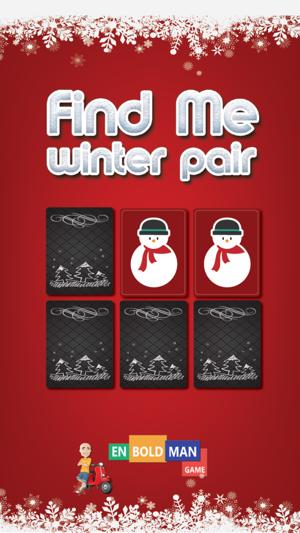 Find Me-Winter Pair Memory game