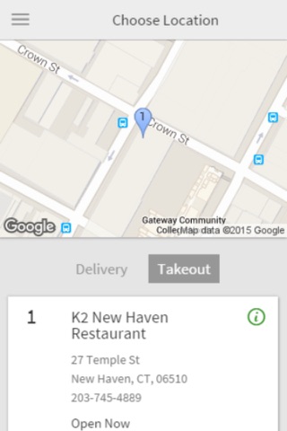 K2 New Haven Restaurant screenshot 2