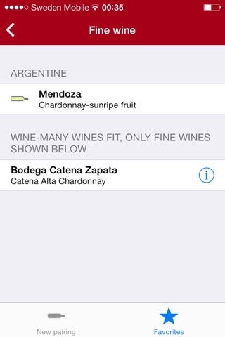 Wine for food pairing pro screenshot 4