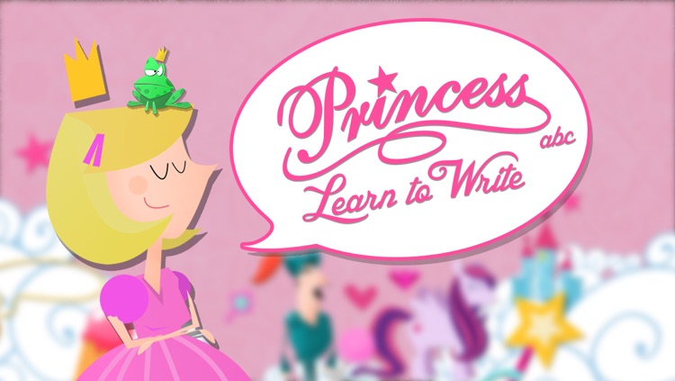 Princess ABC: Learn to Write - Free Kids Alphabet App for Preschool Girls - Letter Tracing Interactive Educational Game based on Montessori Logical Match Quiz for Kindergarten Children