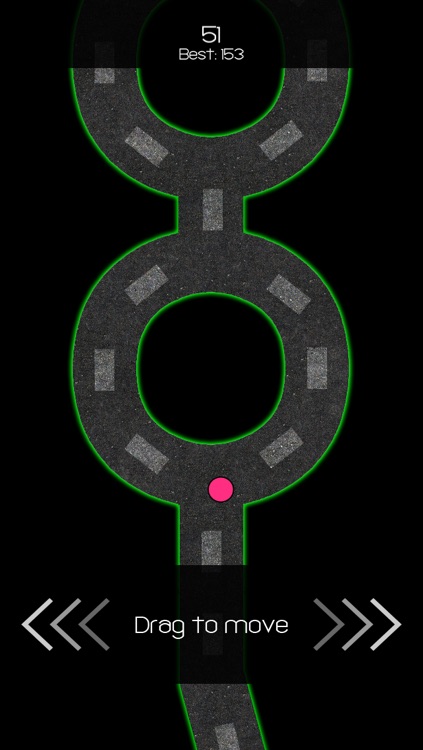 Keep The Dot in - Drag the Ball on Road screenshot-3